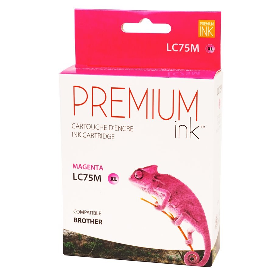 Brother LC75XL Alternative Magenta Premium Ink
